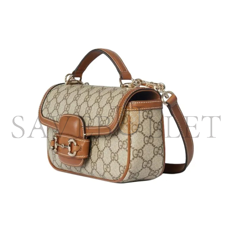 GUCCI HORSEBIT 1955 SOFT SMALL TOP HANDLE BAG 815206 (22.6*12.7*5.6cm)